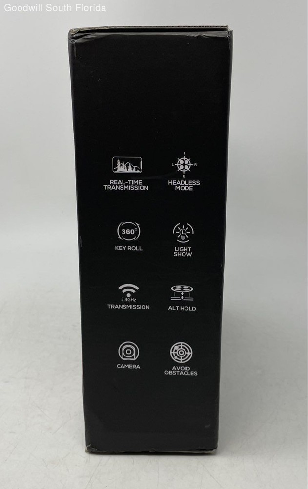 Seeker Metallic Gray Silver Remote Control EPP UFO Game Drone Not Tested