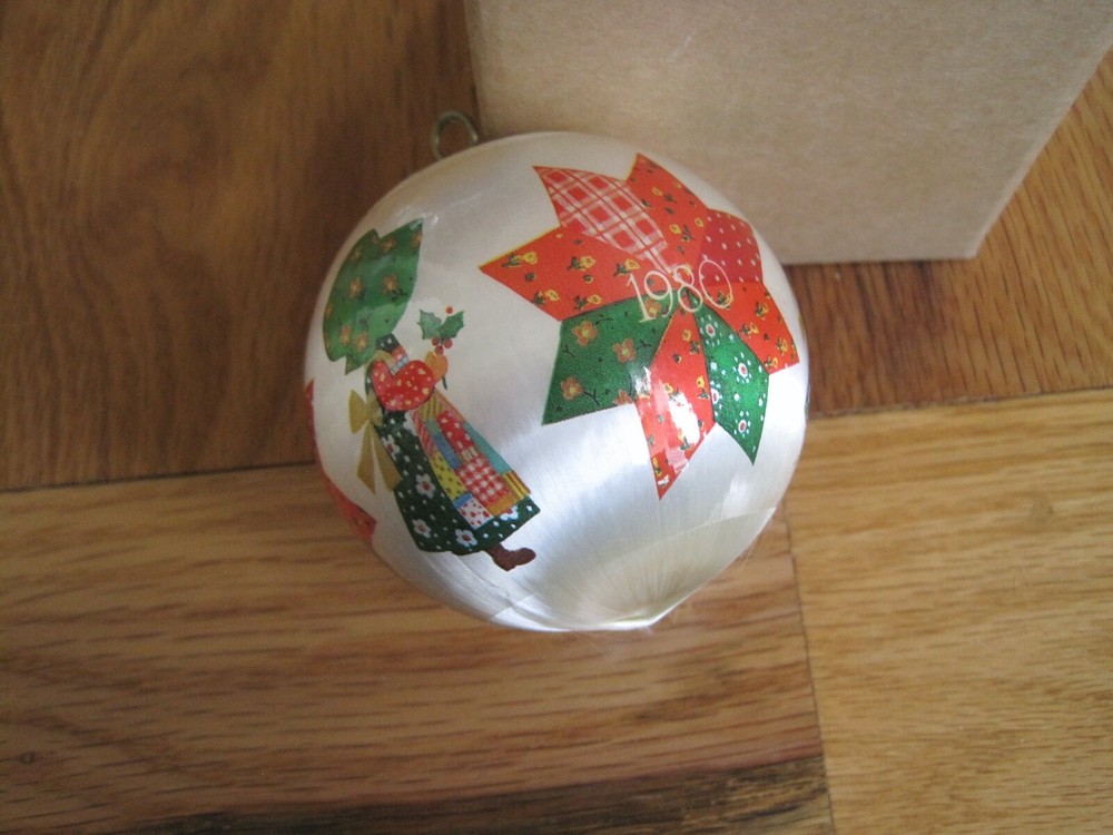 Avon Christmas Ornament Ruby 1980 Vintage