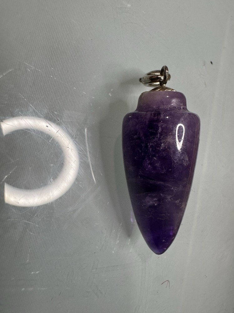 Amethyst Long Drop Pendulum