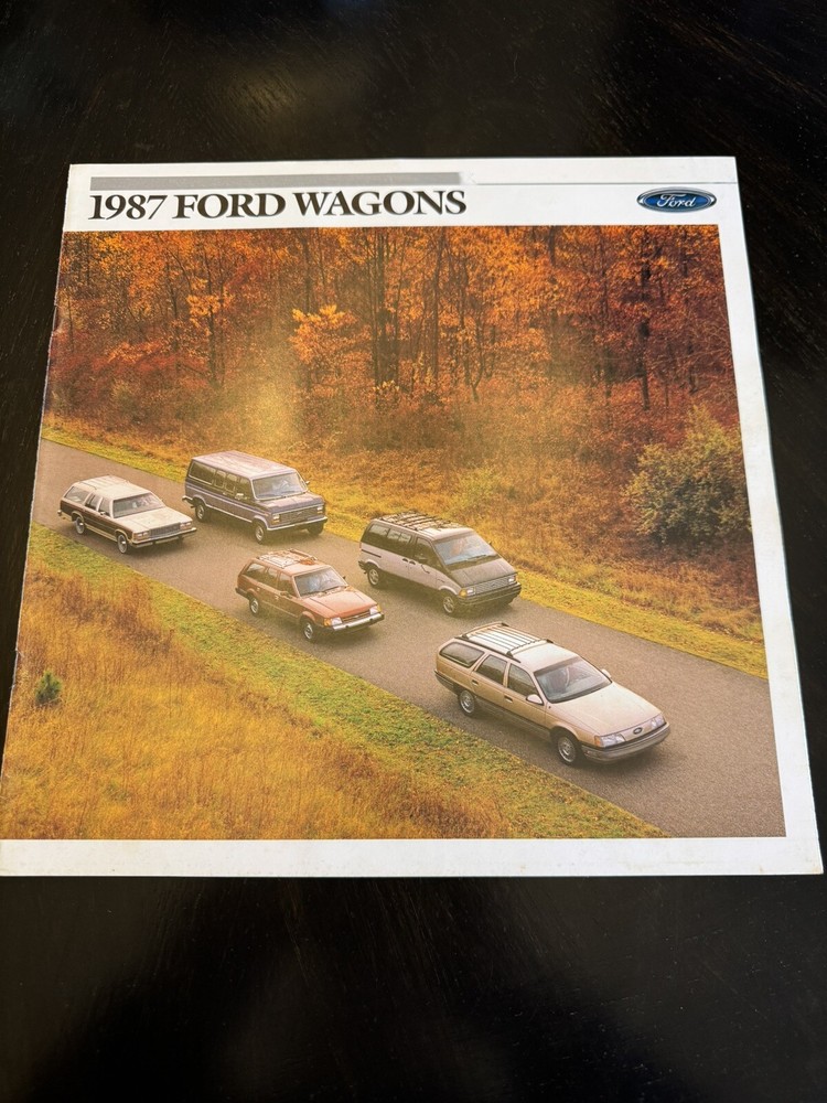 1987 Ford  Wagons Sales Booklet