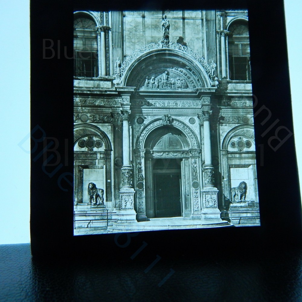 Scene in venice magic lantern