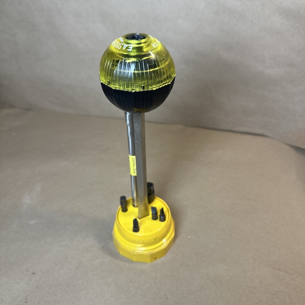 Vtg Creative Tools Inc. Easydriver Ratchet Ball W Everything (Yellow Case)