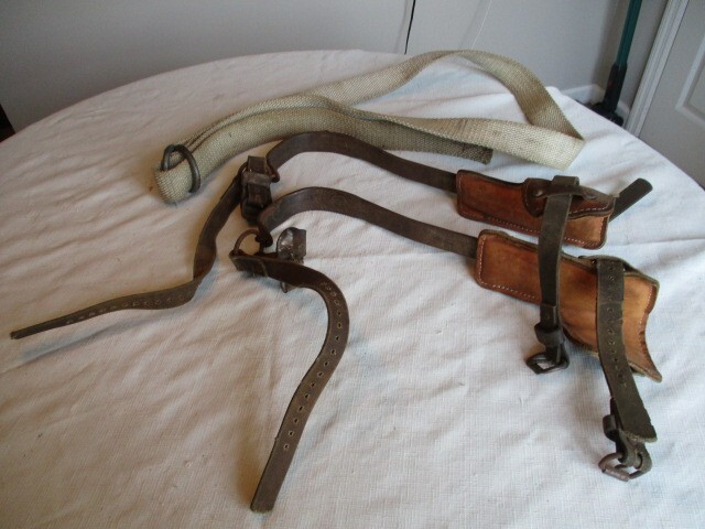 Vintage Buckingham #9727 Climbing Gaffs With Belt