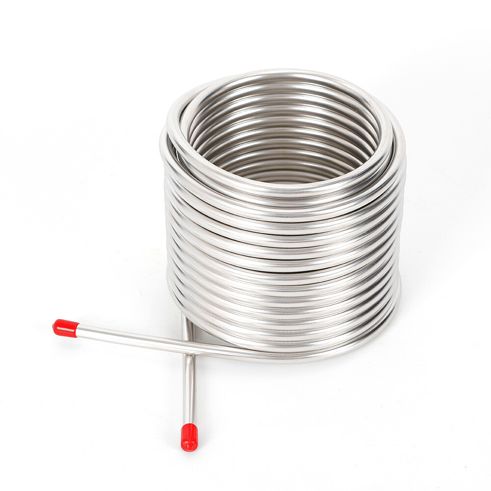 50' Stainless Steel Wort Chiller Cooling Coil Pipe Home Brewing Beer Immersion