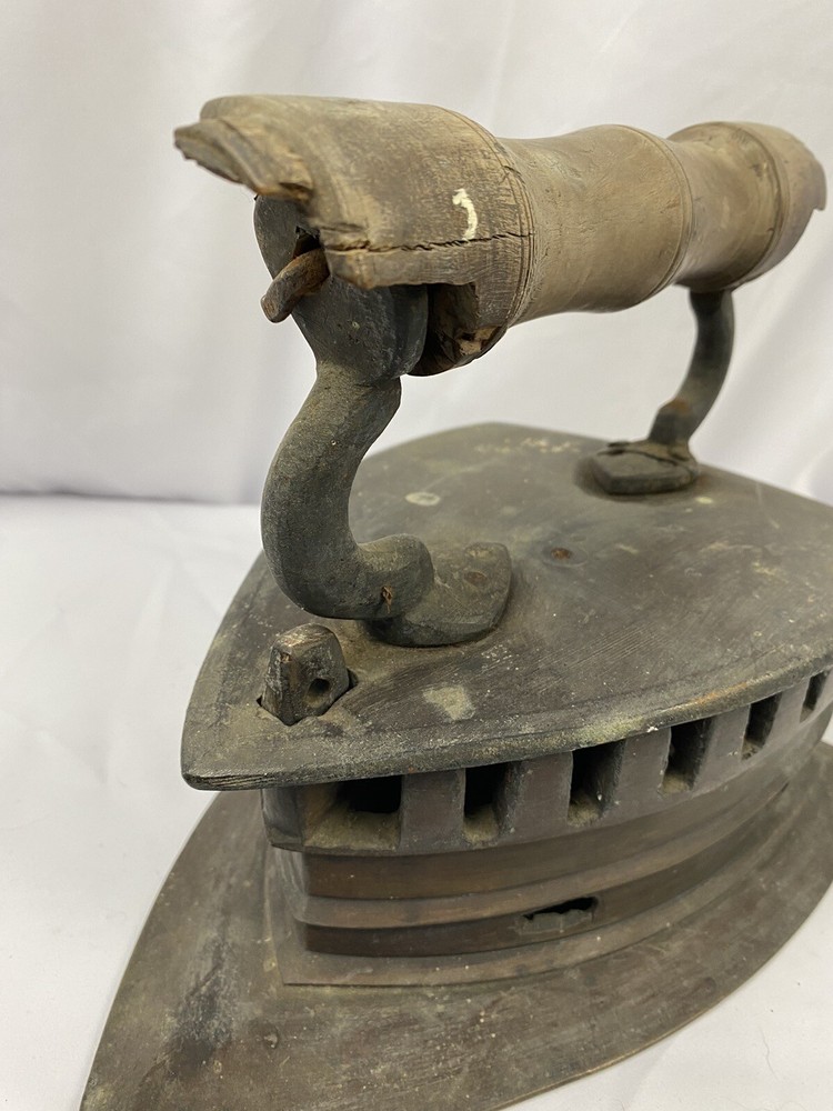 Antique Charcoal Pressing Iron Extra Large Cast Iron Cutouts