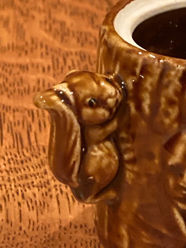 Vintage Mt. Rushmore & Squirrel Sugar Bowl - Replacement Base