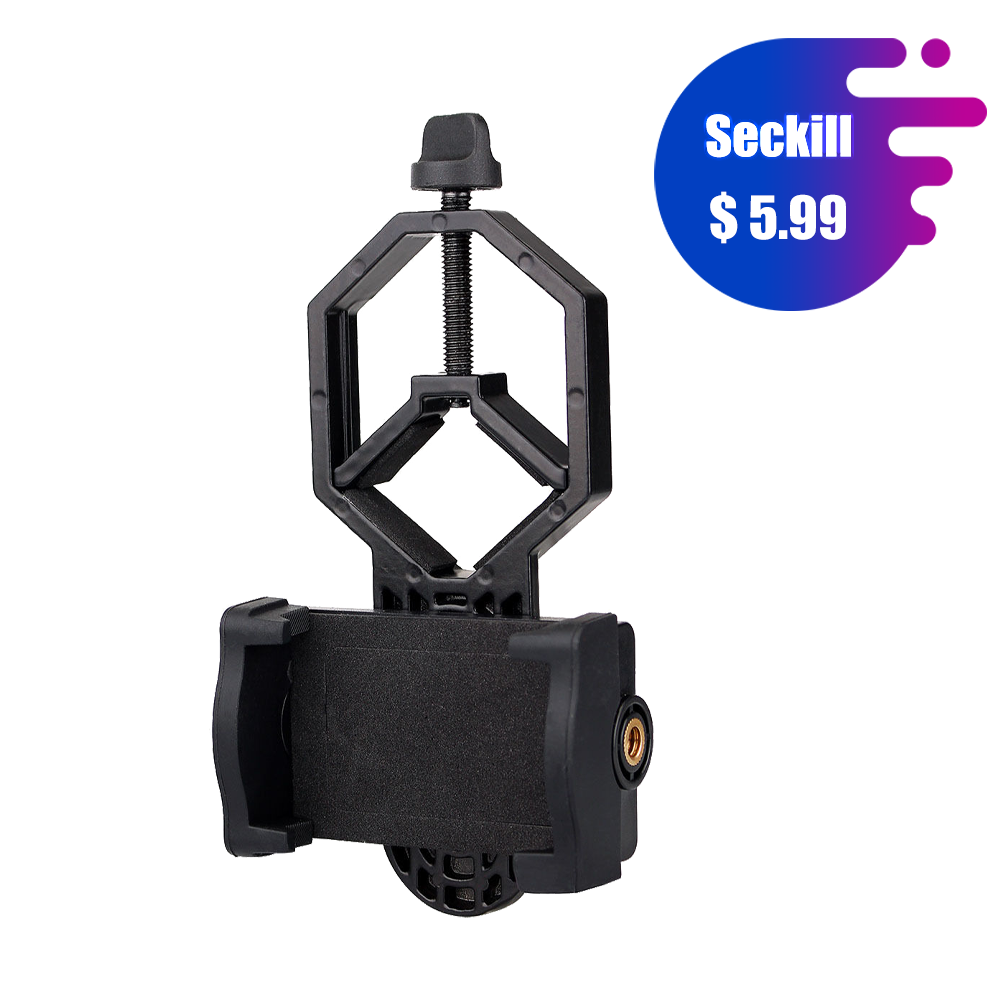 Universal Telescope Cell Phone Mount Adapter Super large width range: 55mm-100mm