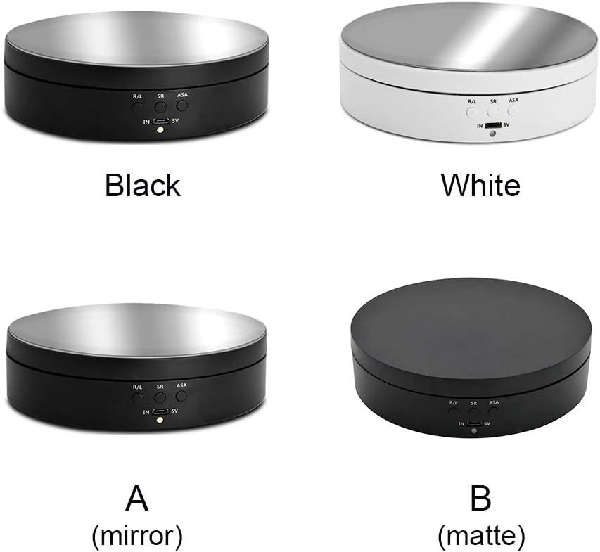 Motorized Rotating Display Stand, 360 Degree Electric Matte