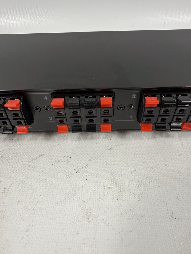 Theater Solutions TS6 Dual Input 6 Zone 12 Speaker Selector Box Volume Controls