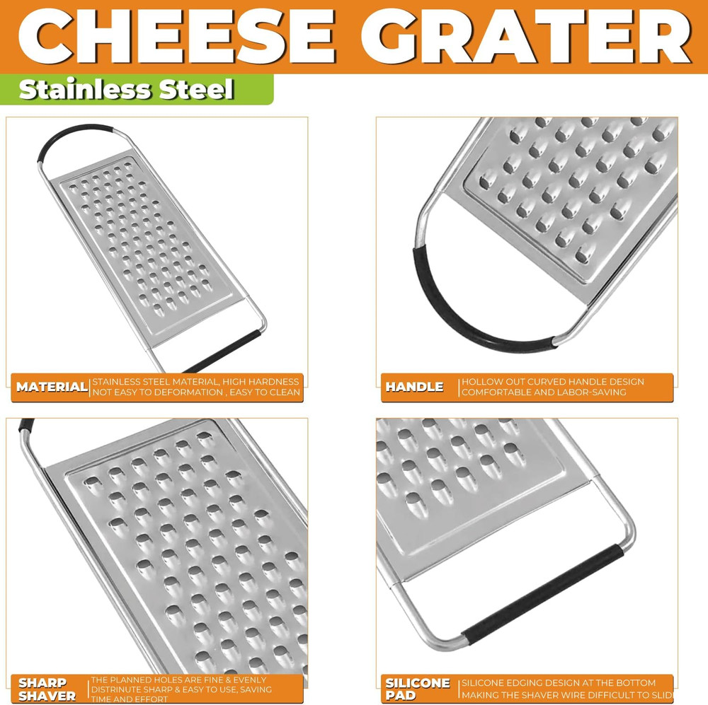 Stainless Steel Flat Coarse Grater