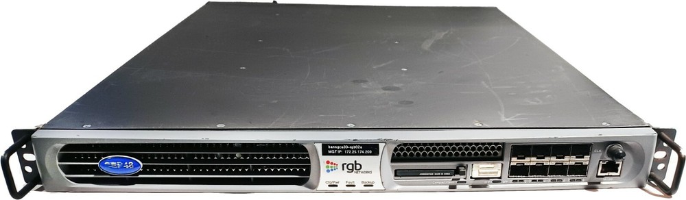 RGB Networks Motorola Simulcast Edge Processor SEP48 MPEG2 Decoder DC 48Ch 3x RF