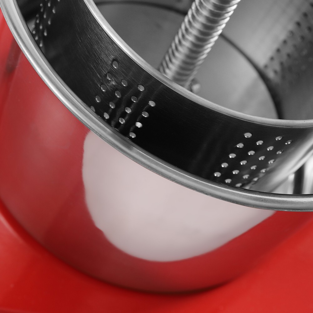 3L Manual Presser Wine Grape Cheese Fruit Press Household DIY Stainless Steel US