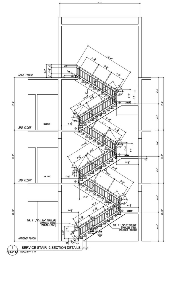 Stair shop drawings