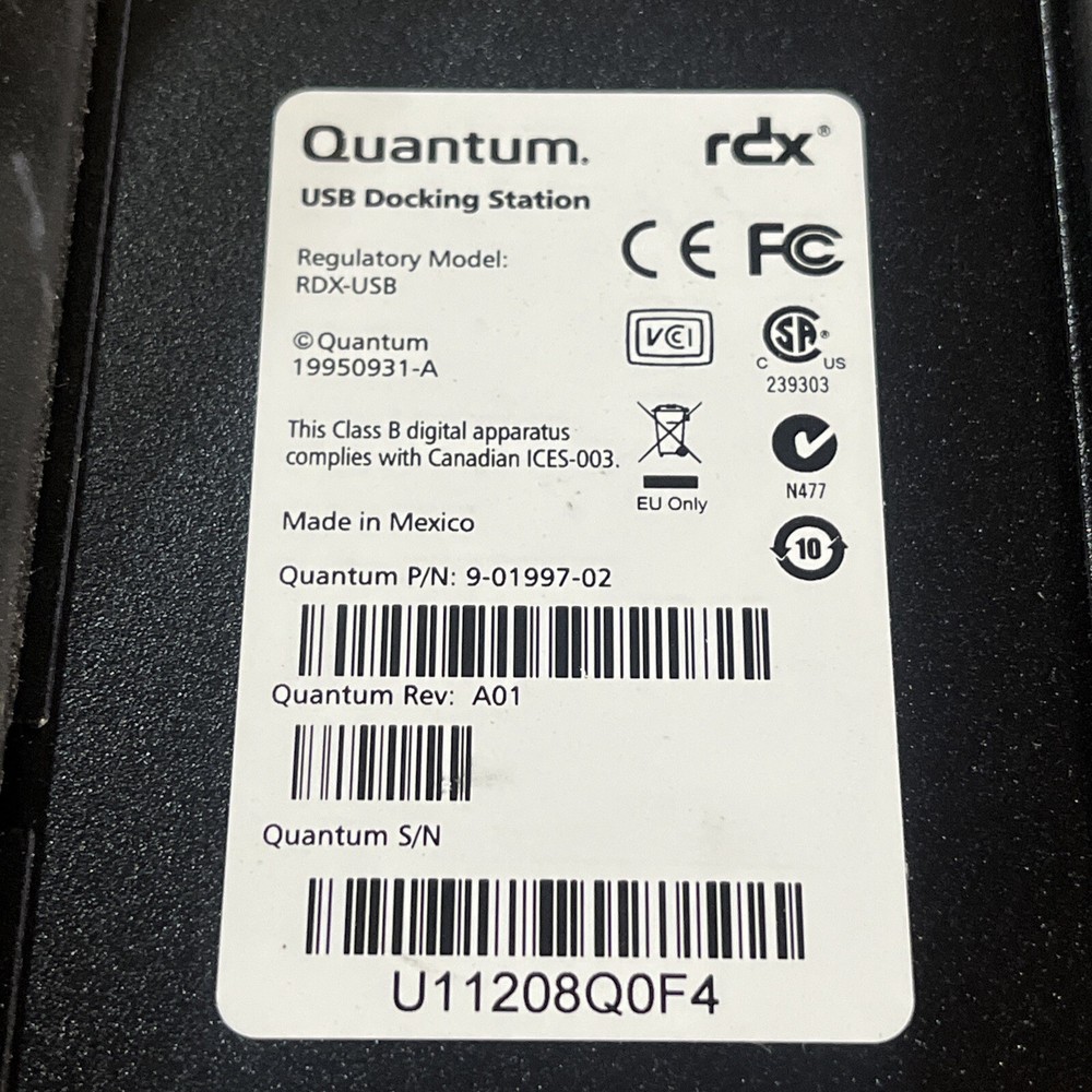 QUANTUM RDX-USB EXTERNAL