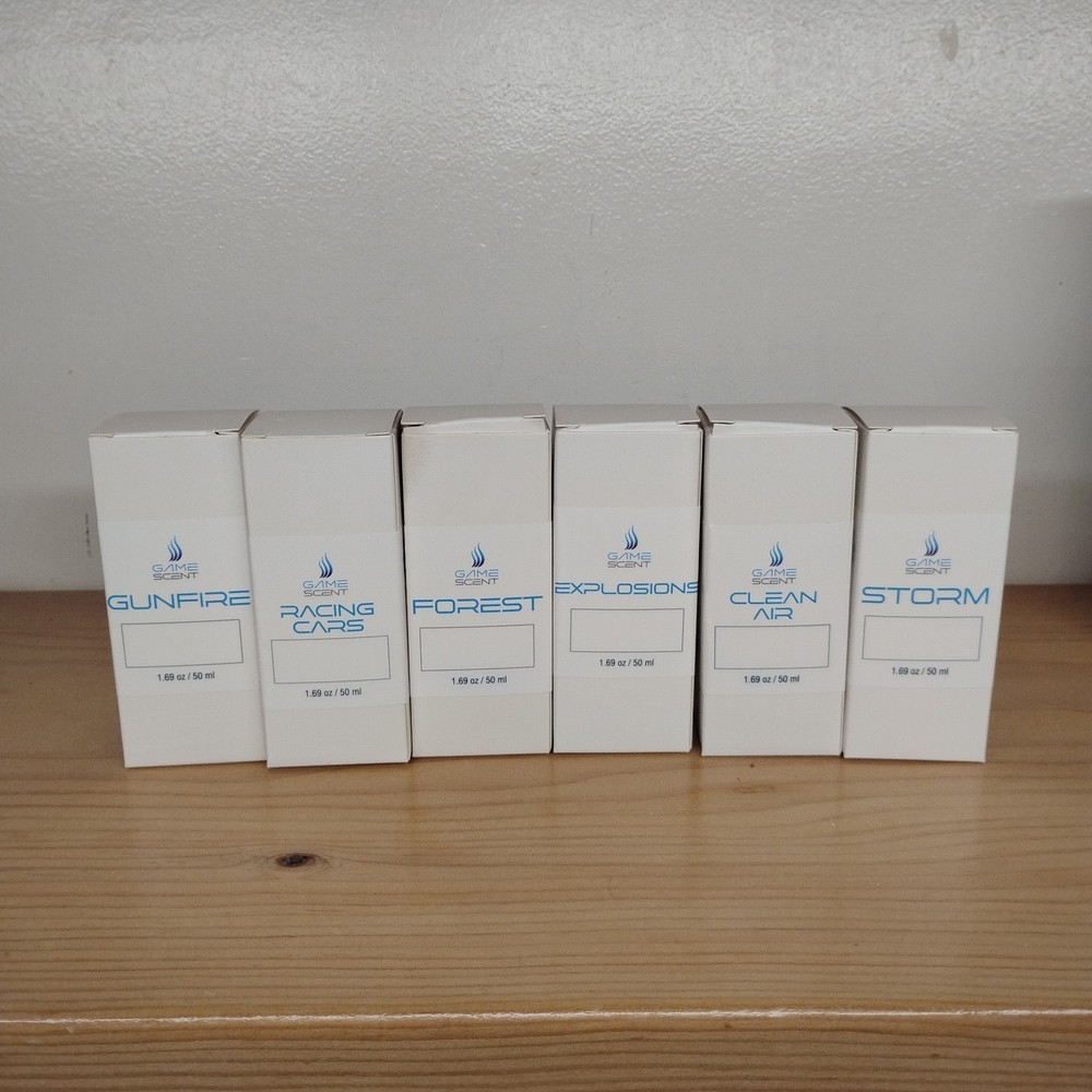 GameScent Console Atomizer , Adaptor With 6 Primary Scents Open Box READ DESCRIP