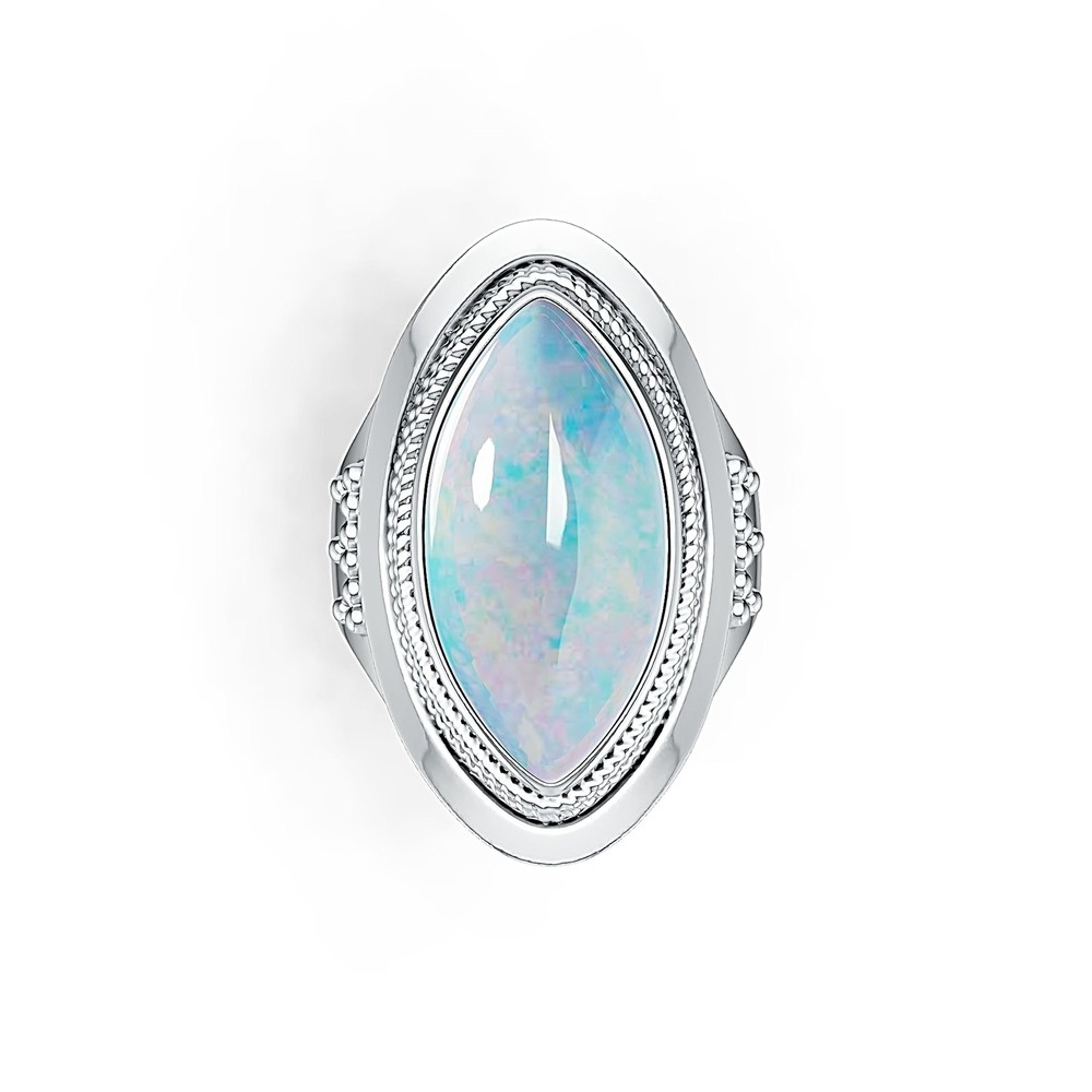 Sterling Silver Semi Mount Ring Setting Marquise MQ 20X10mm