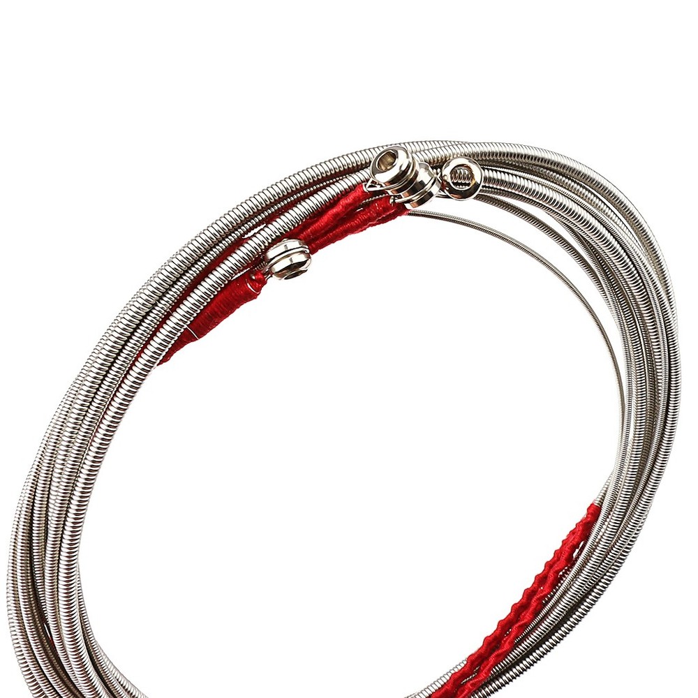 Chrome 4 String Guitar Bass Strings with Small Ball Ends Plated Bead Head