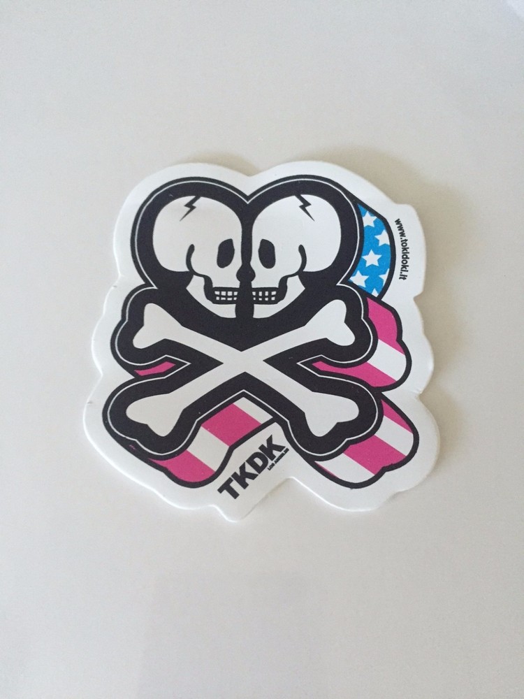 tokidoki sticker- TKDK Logo Flag