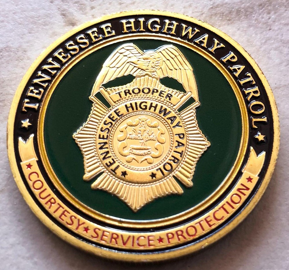 TENNESSEE HIGHWAY PATROL Challenge Coin