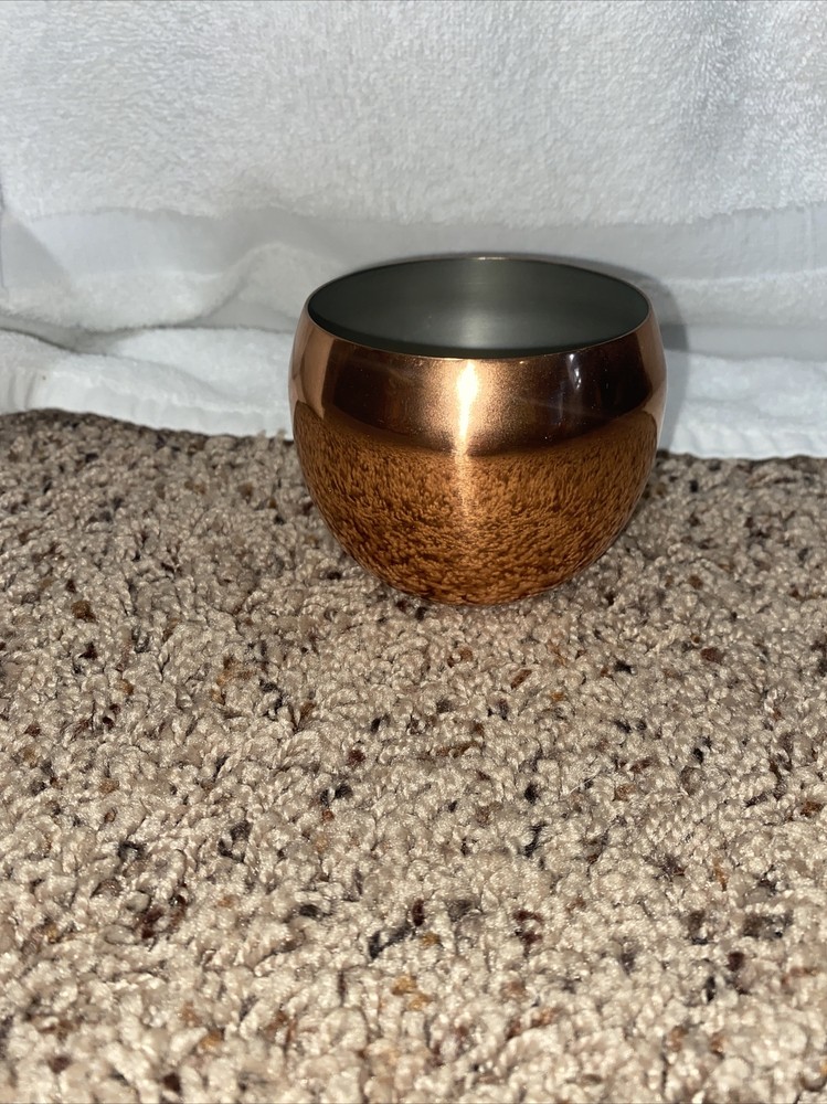 1977 Copper Coppercraft Guild Sample Party Rep NOS Roly Poly 11 oz cup