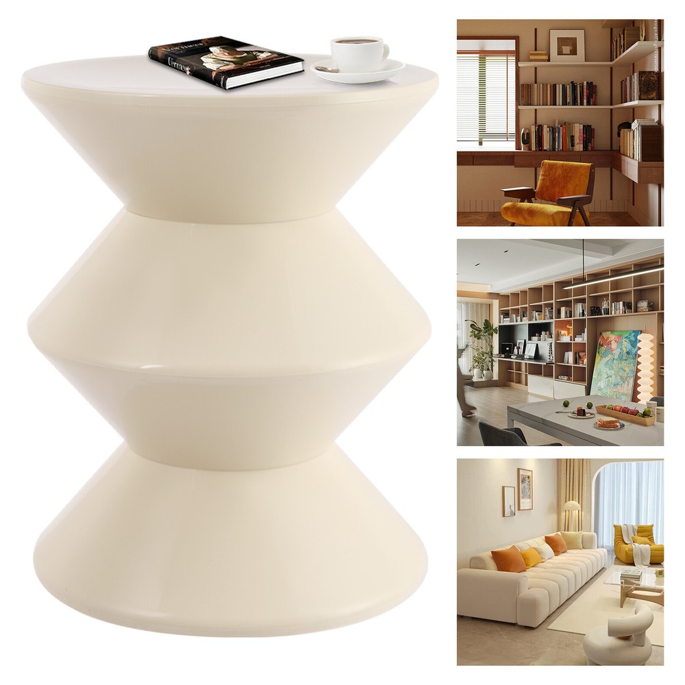 Side Table, Sofa Side Table, Modern Round End Table US