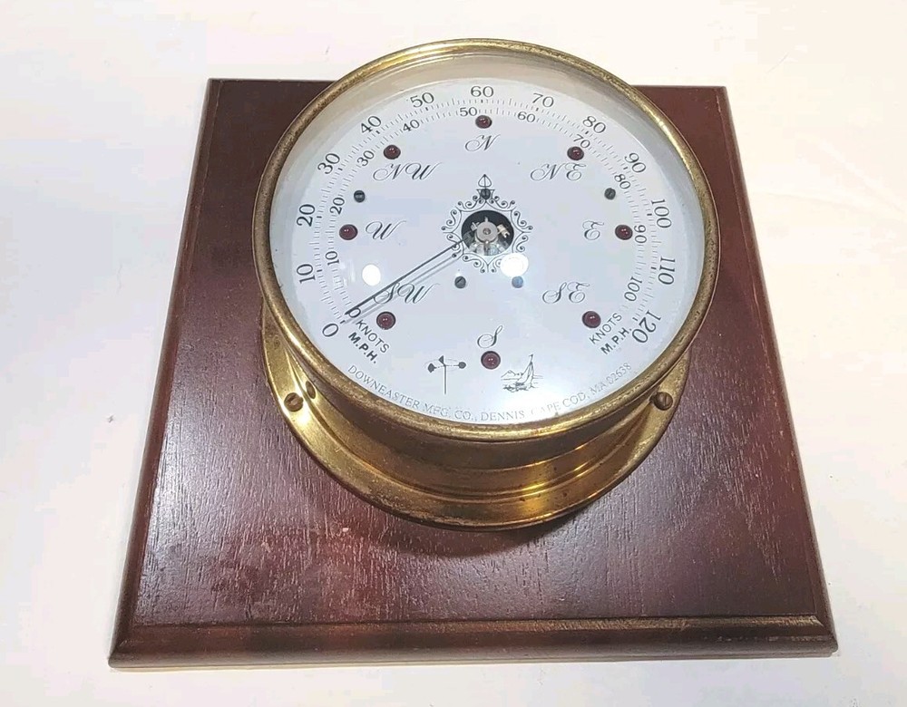 Vintagr Downeaster Medallion Wind Speed & Direction Gust Register Untested
