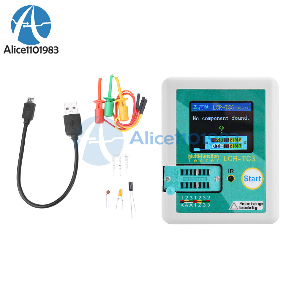 LCR-TC3 V2.1E Upgraded High-precision Transistor Tester Diode Capacitance Tester