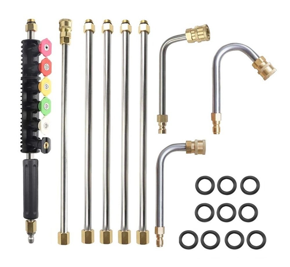 4000PSI High Pressure Washer Extension Wand Replace Lance Gutter Cleaner Nozzle