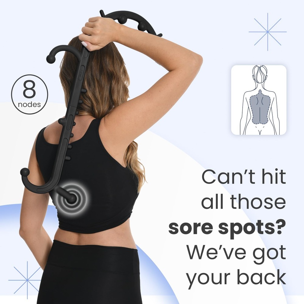 Ranarose Deep Tissue Back & Neck Massager - Standard, Black
