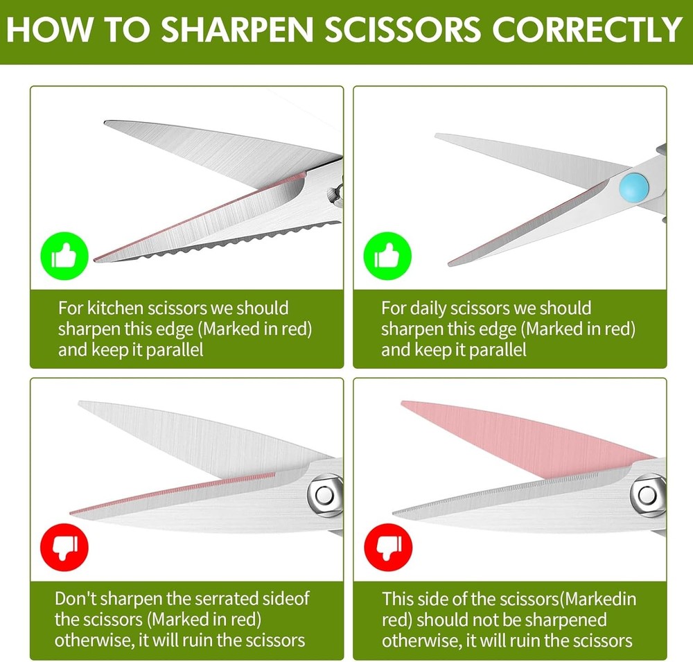 4 Stage Kitchen Knife Sharpener Professional Ceramic Diamond Steel Sharpening