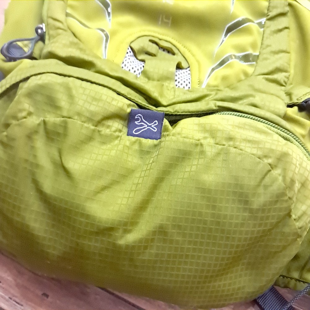 Osprey Raptor 14 green Hydraulics Hydration Pack backpack lime w/ bladder pack