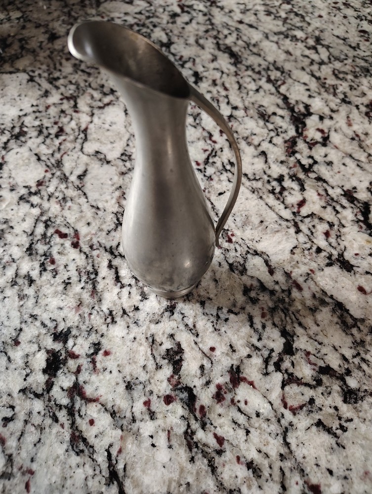 Stainless Steel Vintage Style Pitcher with Handle