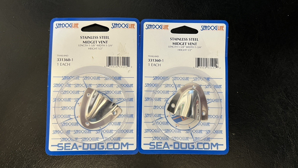 Seadog Line Midget Vent 331360-1 (Set of 2)