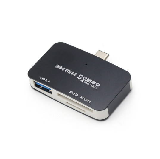 Multifunctional HUB Type-C to USB Cellphone OTG Adapter USB3.0 SD Card Reader