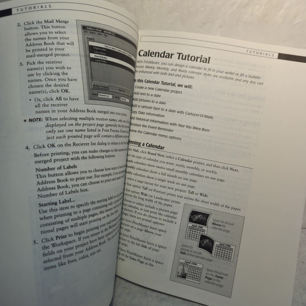 PrintMaster Premier 7.0 • Windows Graphics Desktop Publishing Software • 1998