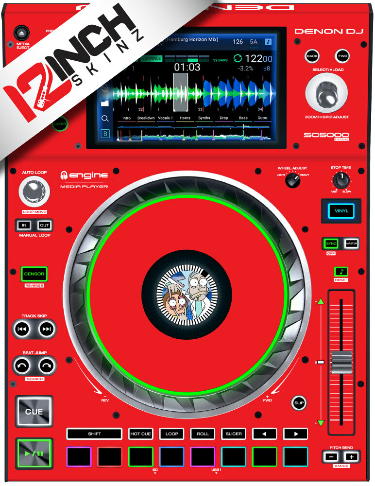 Denon SC5000/5000M Prime Skin (Pair) Red