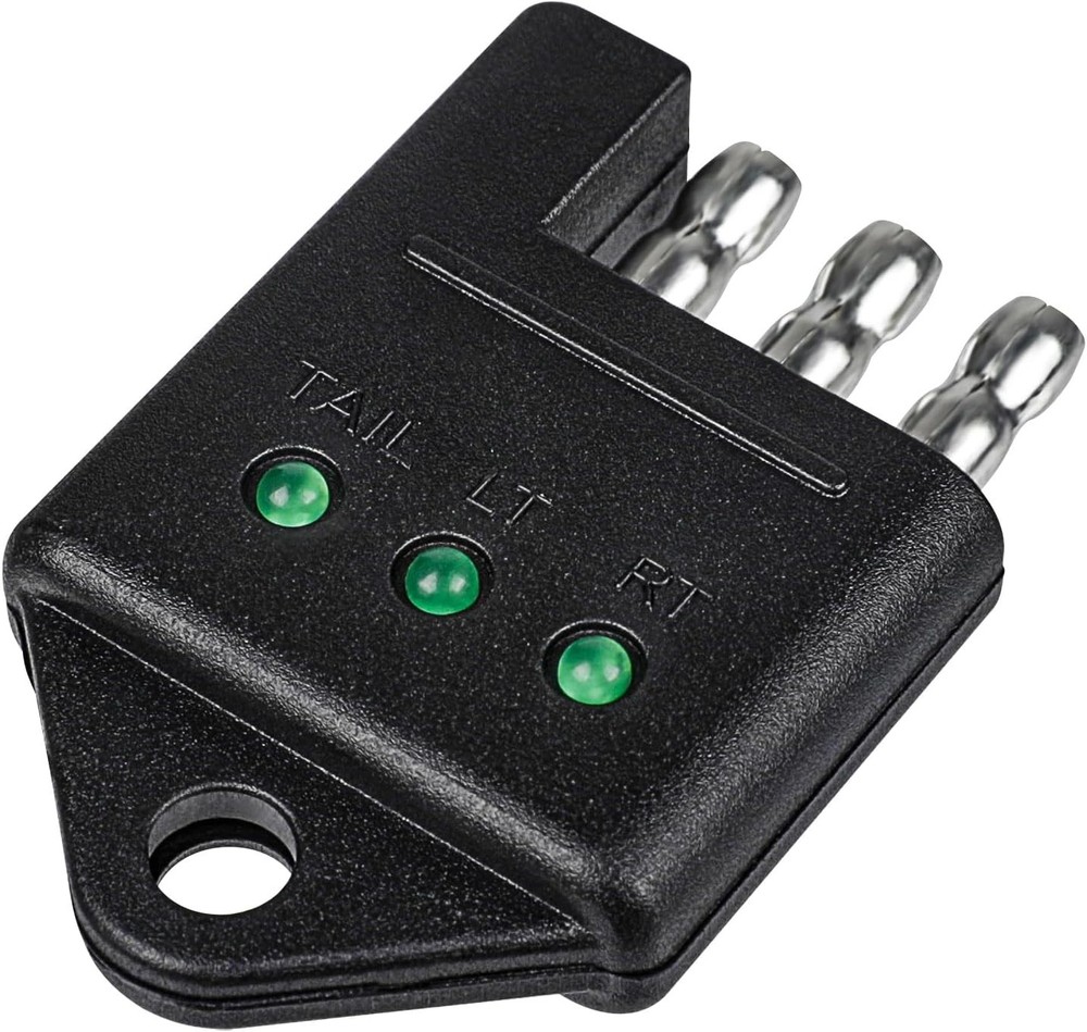 Weather-Resistant 4 Pin Trailer Tester - Ensures Optimal Light Functionality