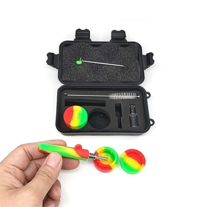 1 Piece Set Random Color Silicone Pipe Set Includes 7 Accessories Multi-Purpose
