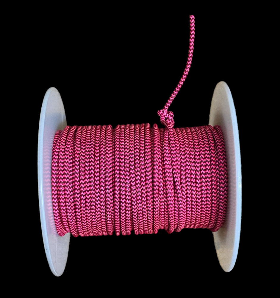 39" BCY #24 -2-TONE PINK /BLACK Archery Bowstring BOW RELEASE D LOOP ROPE
