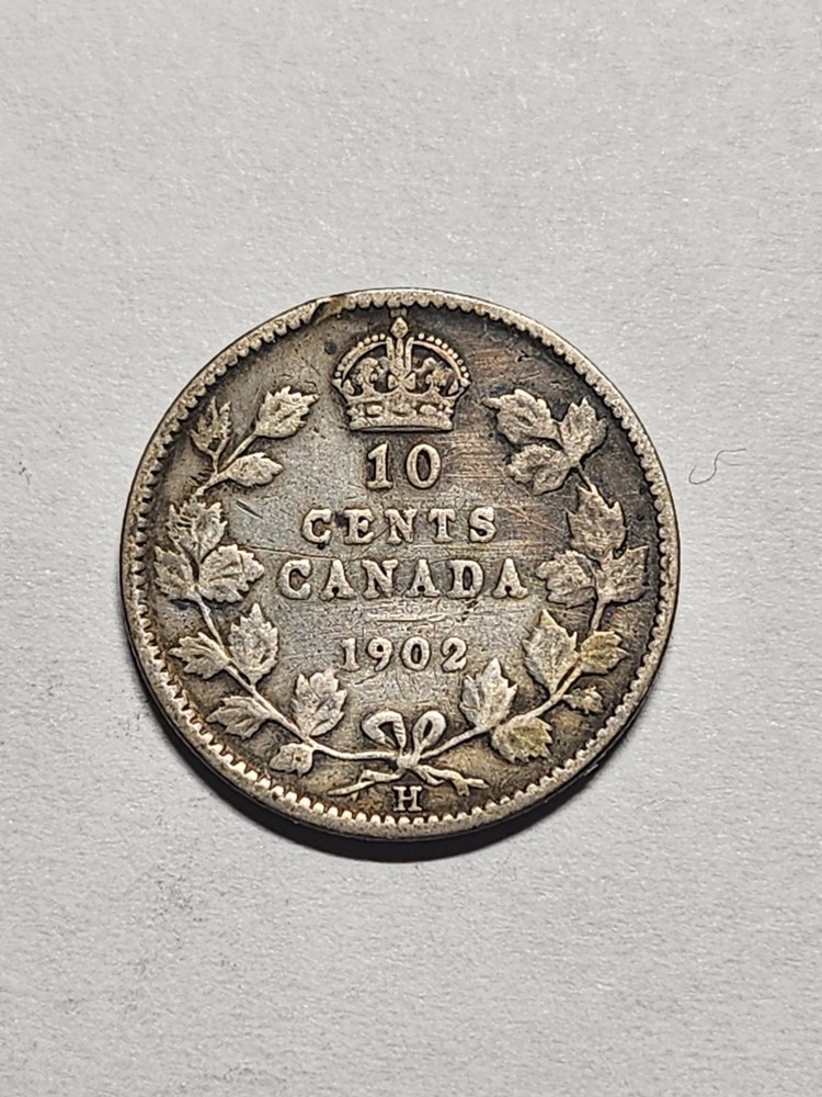 1902 H CANADA DIME