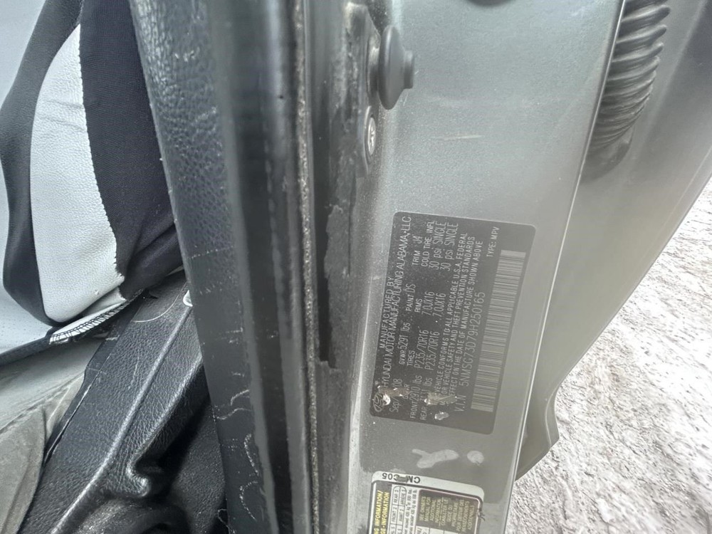 SANTA FE 2009 Glove Box OEM