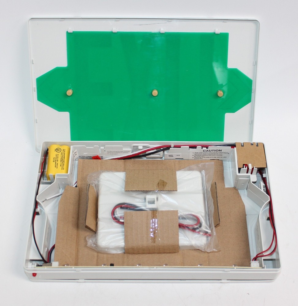 LED Exit Lighting Fixture Single or Double Face , Battery Backup, 6 PCS