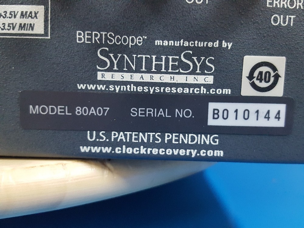 Tektronix 80A07 : BERTSCOPE CR (0144)