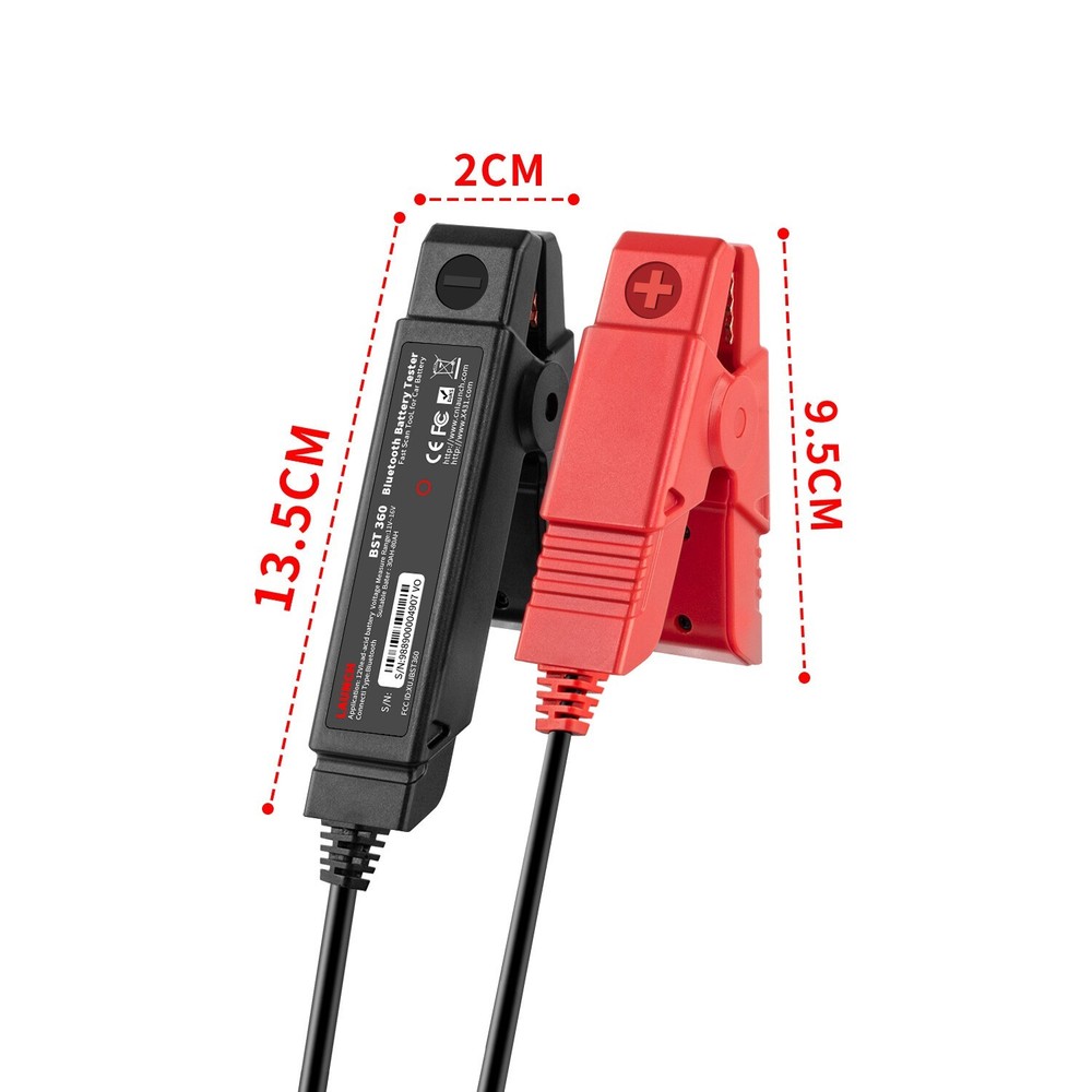 LAUNCH X431 BST360 Battery Tester Clip Analyzer Bluetooth 12V 2000CCA Voltage*……