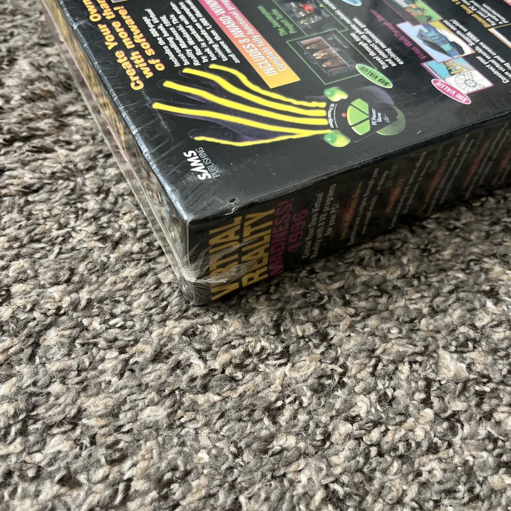 New Virtual Reality Madness 1996 VR Program PC SEALED