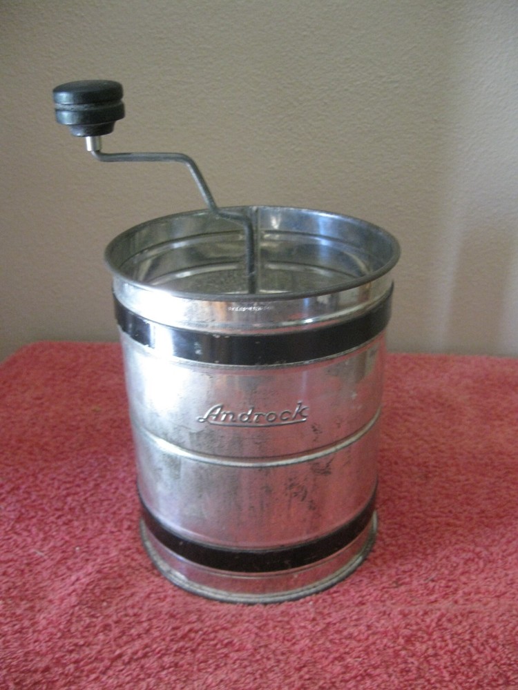 VINTAGE ANDROCK FLOUR SIFTER