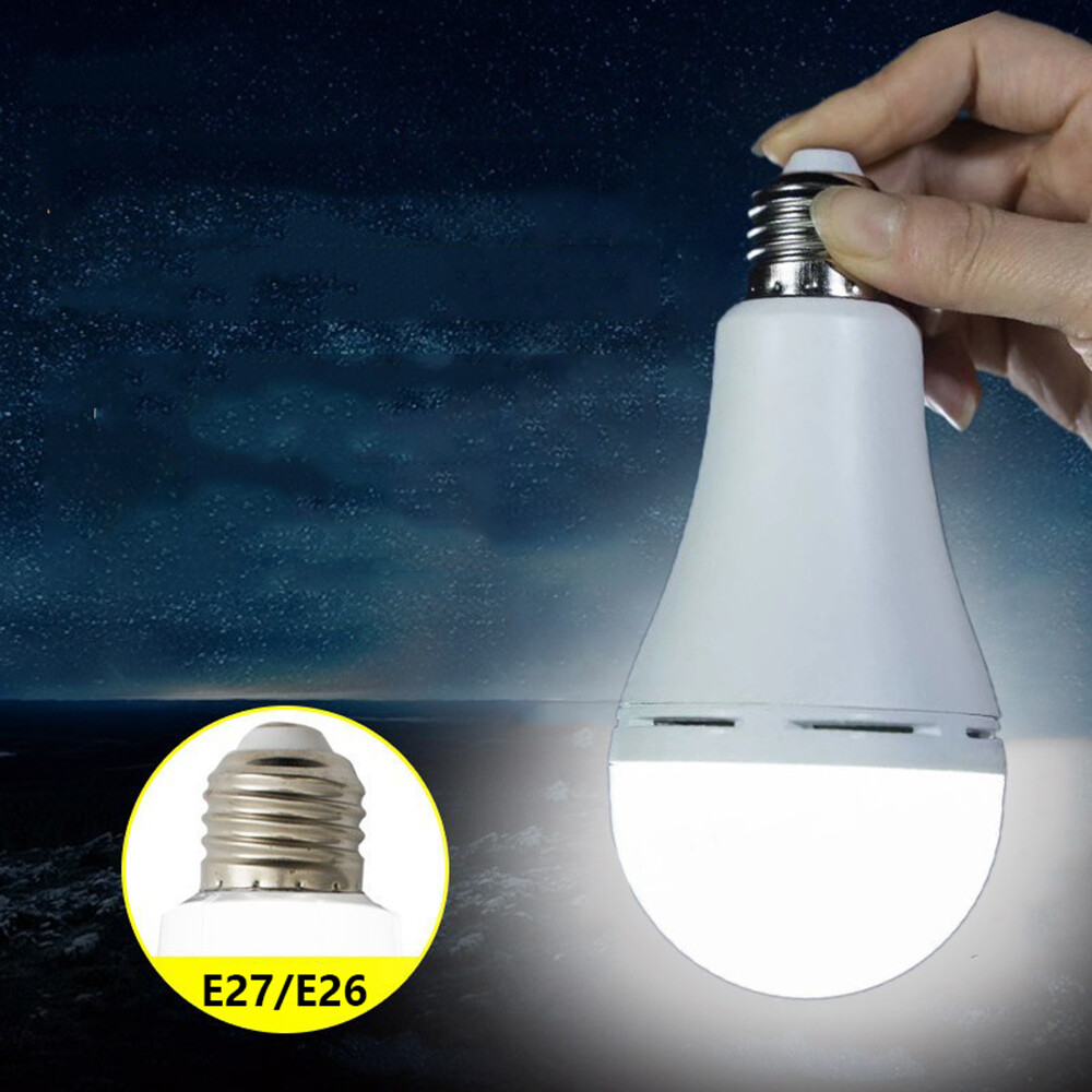 8-20Pack Rechargeable Emergency Light Bulb 60W Equivalent 1200mAh Battery Backup