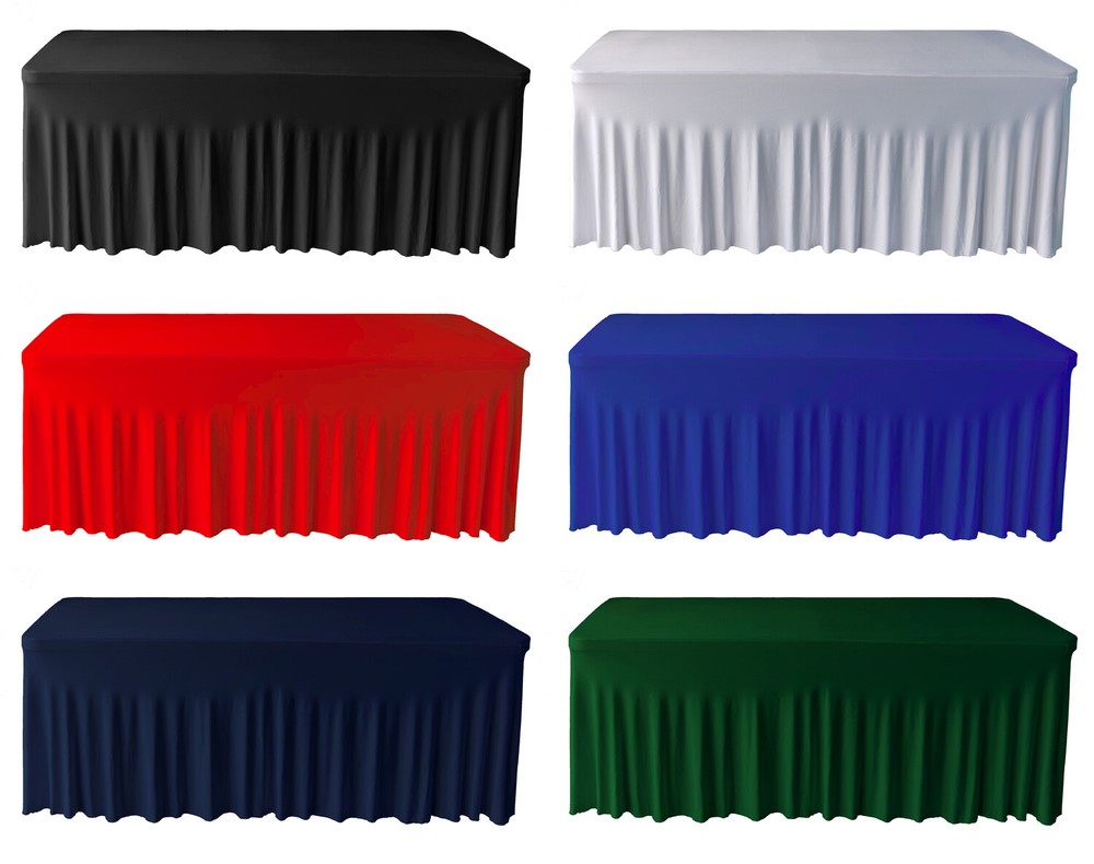 Spandex Table Skirt Spandex Tablecloth Stretch Fitted Table Cover