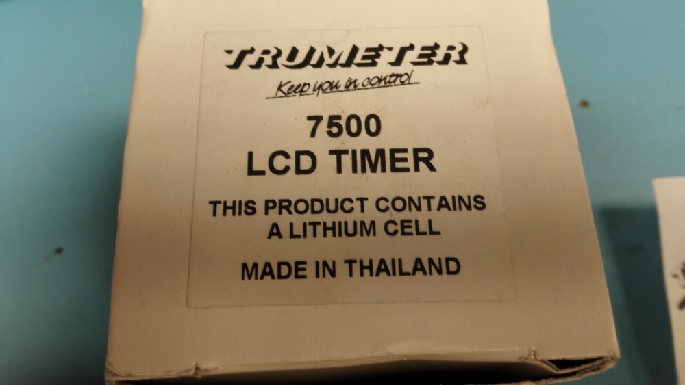 Timer Trumeter 7500 LCD TIMER (N.O.S.)