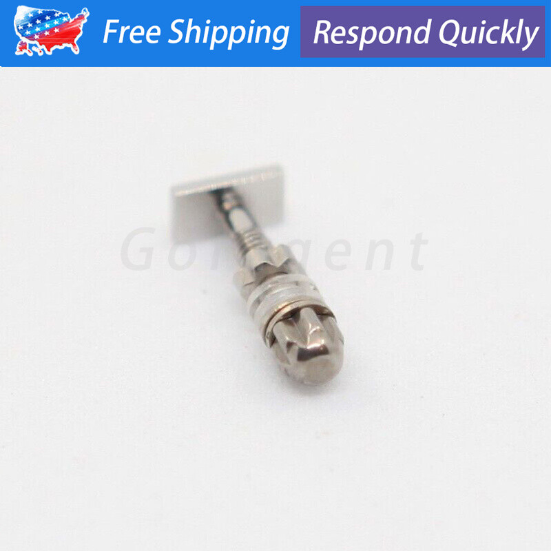 Rectangle Screw+Bolt Set Silver 4.0*2.0mm Replace For C ar tier Eyeglasses Frame